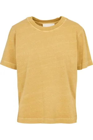 MAISON 123 Tee-shirt droit col rond uni
