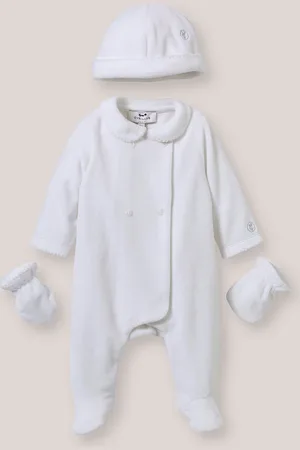 CYRILLUS Set maternité dors-bien, bonnet et moufles