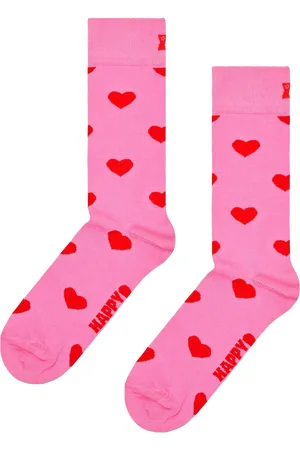 Happy Socks Chaussettes hautes imprimées en coton mélangé