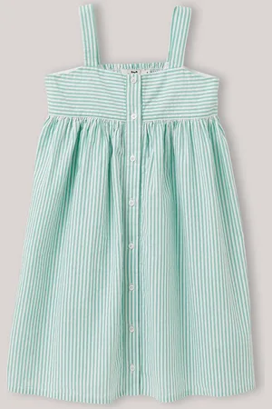 CYRILLUS Robe seersucker rayé