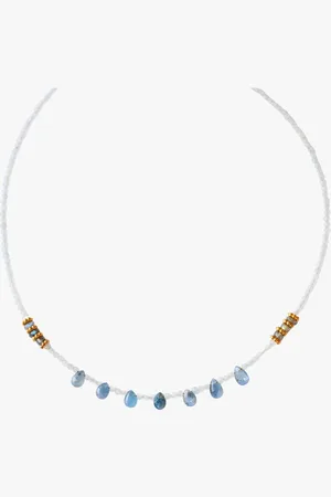 Ginandger Collier aigue marine