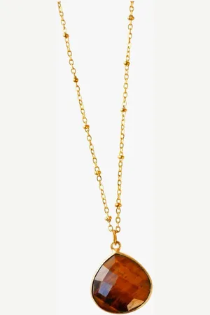 Ginandger Collier oeil de tigre