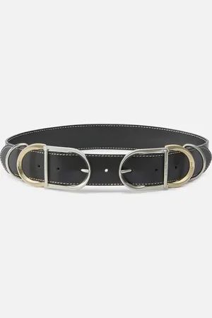 Pinko Ceinture de 4 cm à multiples passants en métal