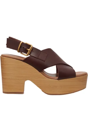 Gerard Darel Sandales compensées en cuir