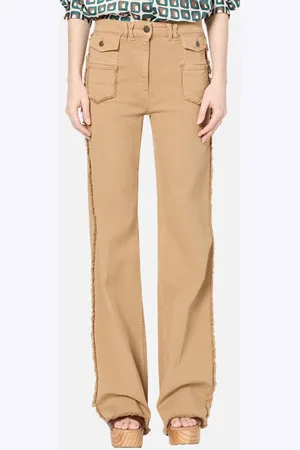 Gerard Darel Jean flare en coton mélangé