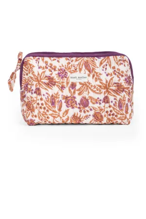 BINDI ATELIER Trousse de toilette kali cayenne en coton