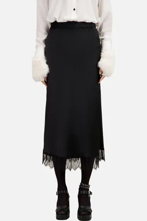 The Kooples Jupe longue avec détails dentelle