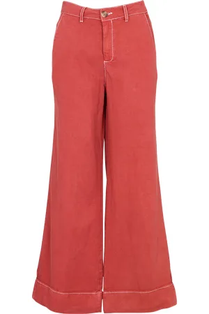 Sud Express Pantalon large taille haute