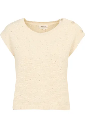 MAISON 123 Pull col rond en coton mélangé