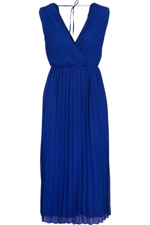 Sud Express Robe longue plissée