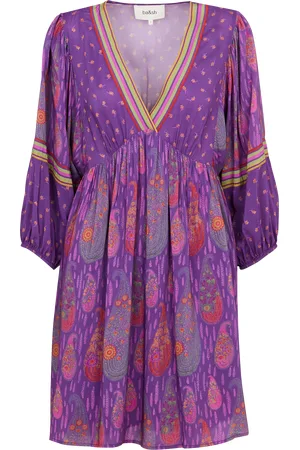 Bash Robe courte Col V imprimée