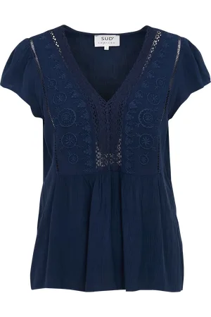 Sud Express Blouse droite brodée