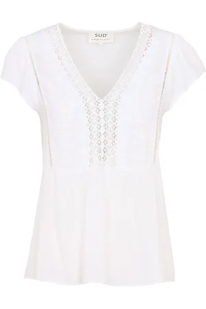Sud Express Blouse droite brodée