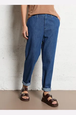 MAISON 123 Pantalon casual élastiqué en denim