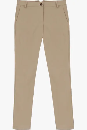 Chinos et Pantalons Slim beige pour Femme en promotion