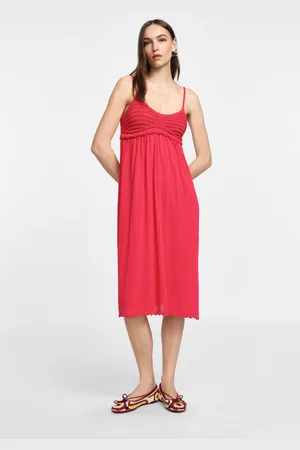 Please Robe à bretelles et décolleté