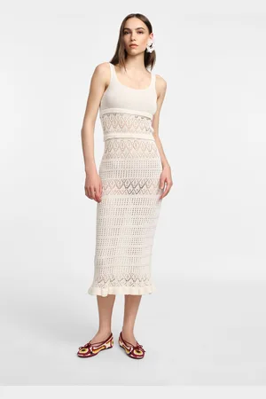 Please Robe maille avec bretelles