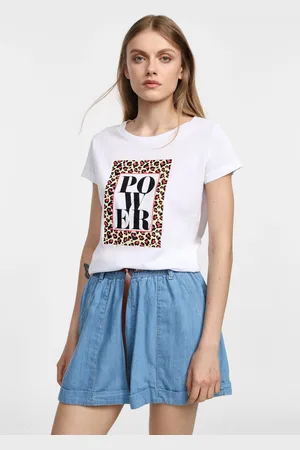 Please T-shirt à imprimé graphique