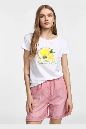 Please T-shirt imprimé à manches courtes