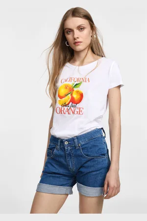 Please T-shirt imprimé à manches courtes