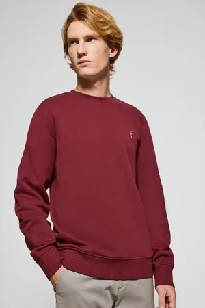 Polo Club® Sweat À Col Rond Grenat Avec ogo Brodé Rigby Go