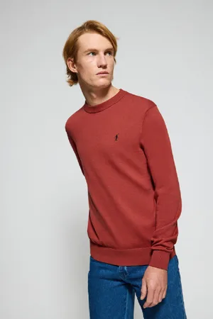 Polo Club® Pull En aille Rouge À Col Ras Du Cou Et ogo Brodé Rigby Go