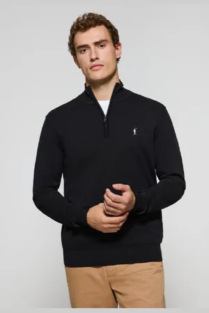 Polo Club® Pull En aille Noir Zippé Et ogo Brodé Rigby Go