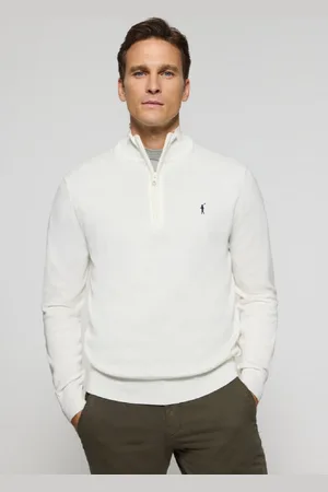 Polo Club® Pull En aille Écru Zippé Et ogo Brodé Rigby Go