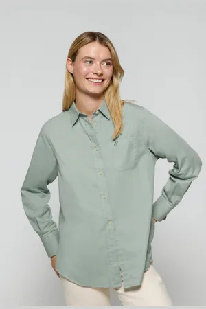 Polo Club® Chemise Simona Vert Clair Avec Un onogramme Brodé Pc