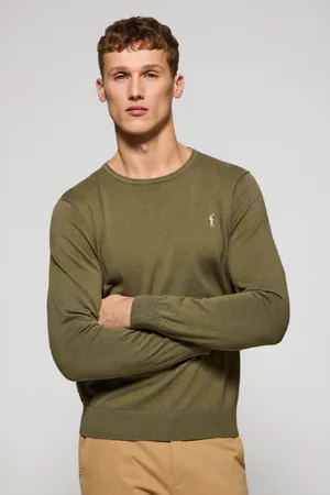 Polo Club® Pull Vert Clair En aille À Col Ras Du Cou Et Broderie Rigby Go