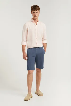 Polo Club® Bermuda Décontracté Bleu Denim Avec ogo Brodé