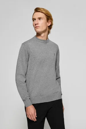 Polo Club® Pull En aille Gris Chiné À Col Ras Du Cou Et ogo Brodé Rigby Go