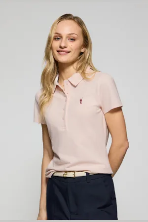 Polo Club® Polo Pereira Rose À Cinq Boutons, Avec Broderie Rigby Go