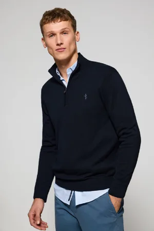 Polo Club® Pull En aille Bleu arine Zippé Et Rigby Go Brodé