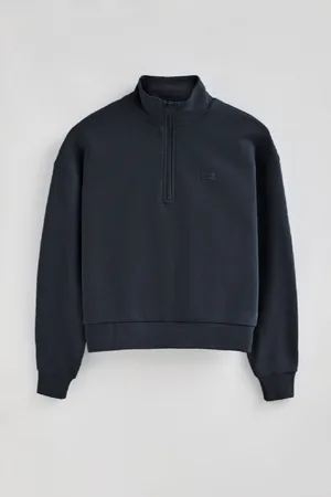 Polo Club® Sweat Bleu arine Boxy Fit À ogo Caoutchouté