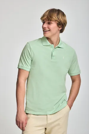 Polo Club® Polo Couleur enthe À anches Courtes Et Trois Boutons Avec ogo Brodé Rigby Go