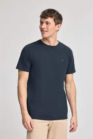 Polo Club® T-Shirt Bleu arine Garment Dye Avec Détail