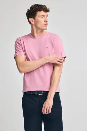 Polo Club® T-Shirt Rose Pastel Garment Dye Avec Détail