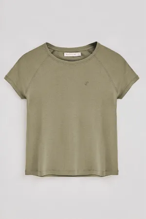 Polo Club® T-Shirt Hesperia Vert Avec onogramme Brodé