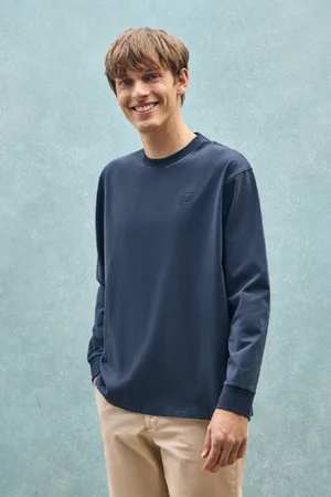Polo Club® T-Shirt Ample Bleu arine Avec Détails