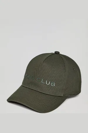 Polo Club® Casquette Vert Kaki À ogo Caoutchouté Et Imprimé