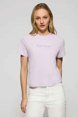 Polo Club® T-Shirt Tori Couleur avande Avec ogo inimal Combo