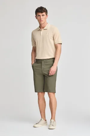 Polo Club® Bermuda Relax Kaki Avec Détails