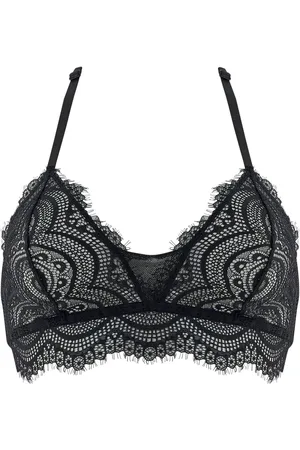 Pommpoire Soutien-gorge triangle sans armatures noir Abyme