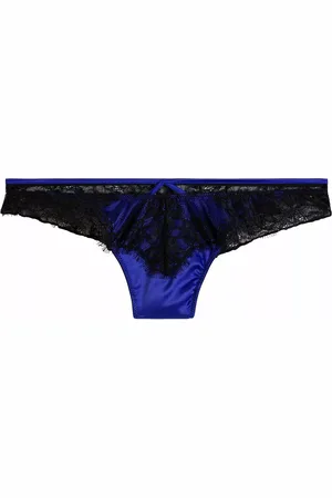 Pommpoire Tanga brésilien bleu Illégal