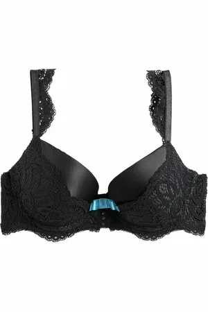 Pommpoire Soutien-gorge push-up coque moulée noir Rivale