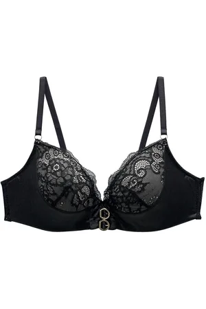 Pommpoire Soutien-gorge push-up noir Paravent