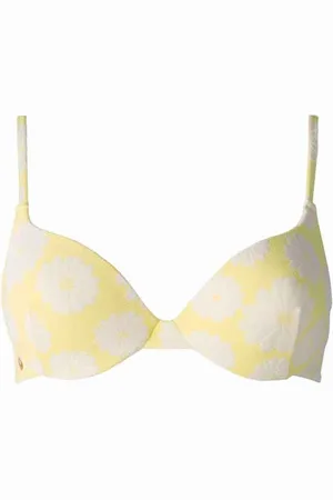 Brigitte Bardot Haut de maillot de bain coques push up jaune Limoncello