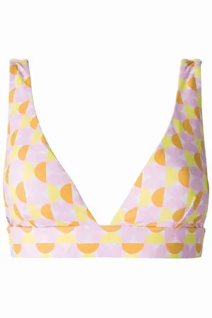 Brigitte Bardot Haut de maillot de bain triangle rose Seventies