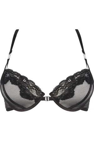 Pommpoire Soutien-gorge push-up ivoire/noir Tentation